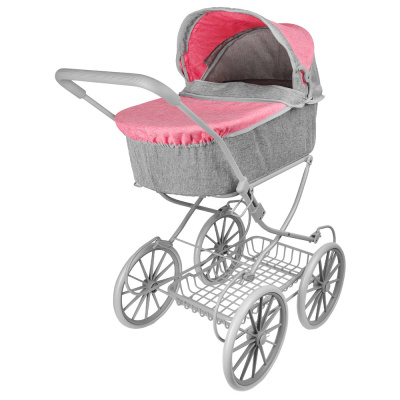 Коляска для кукол классическая Рыжий кот 9673B 1